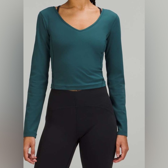 NWOT Lululemon Align Long Sleeve Shirt Green Jasper - Picture 1 of 6